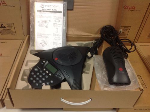 POLYCOM SOUNDSTATION2 EXPANDABLE 2201-16200-601 W/ WALL MODULE 2201-16020-601