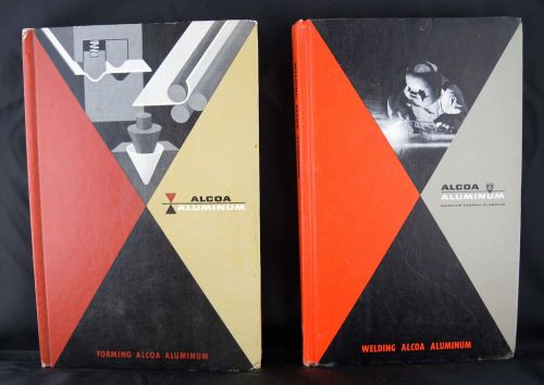 Set of 2 ALCOA ALUMINUM BOOKS~Forming Alcoa Aluminum &amp; Welding Alcoa Aluminum HC