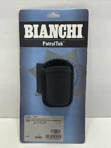 Bianchi PatrolTek 24985 Black Open Top OC/Mace Pouch 8008