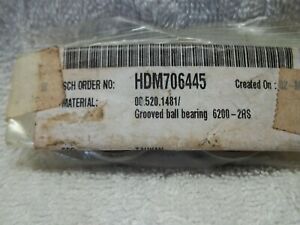 TWO HEIDELBERG BEARINGS 005201481 (GROOVED BALL BEARING6200-2RS