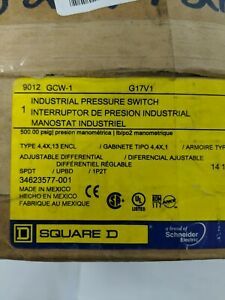 Square D 9012 GCW-1 9012GCW1 Pressure Switch ES Series C - NEW!!!