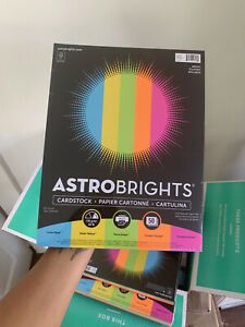 Astrobrights 8.5 x 11 Inch 50 Sheets Colored Paper 65lbs (Pack Of 10)
