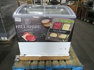 NEW INTERTEK DISPLAY FREEZER XS-208 GLASS SLIDE TOP ICE CREAM MERCHANDISER