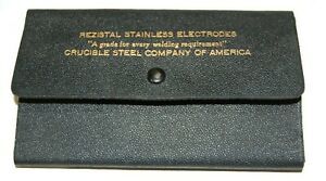 RARE! Vintage Crucible Steel folding &#034;Intense light absorption&#034; pocket eyeshield