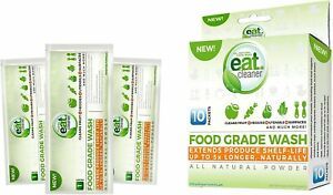 Eat Cleaner - Food Grade Wash Powder Packets (10 ct)