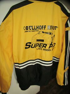 RARE 2007 Bollhoff Rivnut Super Pro Late Model Series Feature Winner Jacket XL