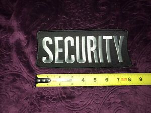 security officer badge patch