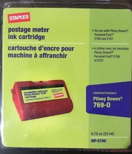 10 Red SIP-E700 Replacement Postage Meter Ink Cartridge for Pitney Bowes 769-0