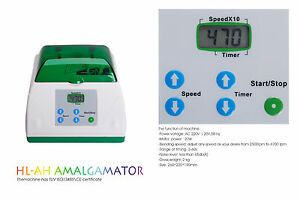 Dental Lab High Speed Digital Amalgamator Amalgam Mixer Green