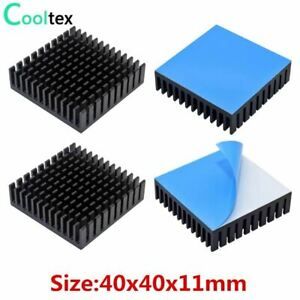 10pcs 40x40x11mm Aluminum Heatsink Heat Sink Radiator Cooling for Electronic Chi
