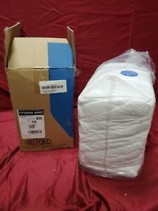 (CASE OF 25) DUPONT TYVEK 400D WHITE COVERALLS, 3X, td125swb3x0025cm