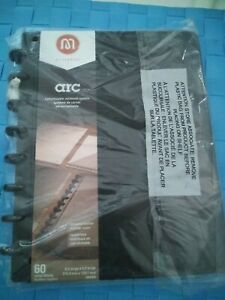 Arc Black Leather Customizable Notebook System 8.5&#034; x 5.5&#034; In Original Packaging