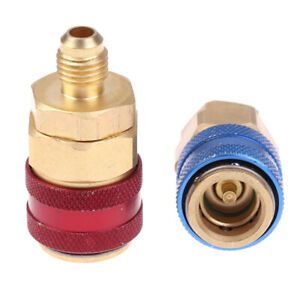 Freon R134A H/L Auto Car Air Conditioning Refrigerant Quick Coupler Connect PAN