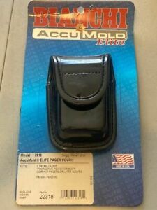 Bianchi AccuMold Elite 7915 EXP. Pager Pouch 22318 Hi-Gloss 2-1/4&#034; Belts