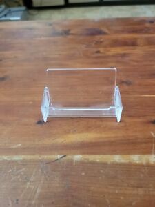 12 Clear Plastic Acrylic Desktop Business Card Holder Display