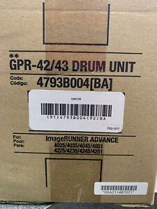 Genuine GPR-42/43 Drum 4793B004BA Canon iR ADVANCE 4025/35/45/51 4225/35/45/51