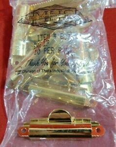 Brass Domed Clipboard Clip Replacement 10 Per Pack Hardware Crafts DYI Lot NOS