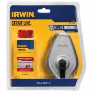 Strait-Line 1932881 IRWIN Classic Chalk Reel, Red