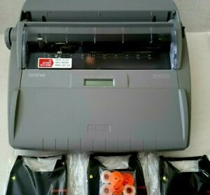 Brother SX-4000 Electronic Electric Typewriter w/Cover &amp; extras