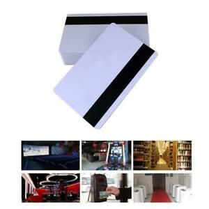 10pcs PVC PLASTIC BLANK WHITE CREDIT CARD 30 MIL With M8I7 Loco G3F4 H2S7