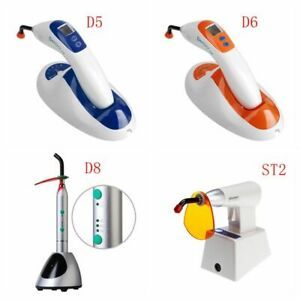 Dental Cordless LED Curing Light Lamp Teeth Whitening Blue Lights Multi