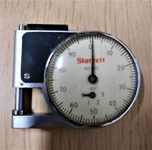 Starrett No.1010 Pocket Dial Indicator Gage .001