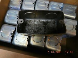 LOT OF 15  Raco  3/4  hole Handy/Utility Outlet Box, Drawn Construction,