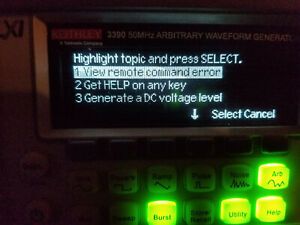 Keithly 3390 50MHz Arbitrary Waveform Generater
