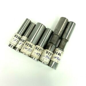 LOT OF 6 DELTRONIC PLUG GAUGE AND PIN GAGE