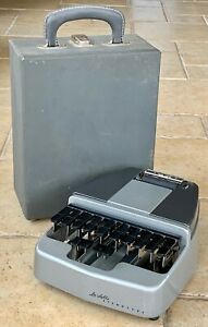 Vintage La Salle Stenotype w/Case Court Reporting Retro Cool