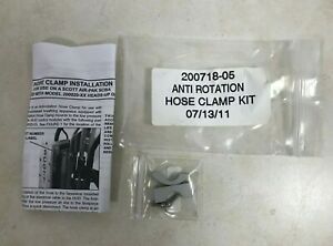 NEW SCOTT SCBA Anti-Rotation Hose Clamp Kit for Heads up Display 200718-05