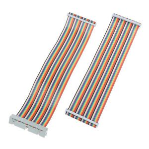 Raspberry Pi 40 Pin GPIO Cable Extension Wire for Raspberry Pi 4B/3B GPIO Bo CW
