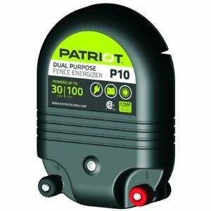 Patriot P10 Dual Purpose Electric Fence Energizer 1.0 Joule