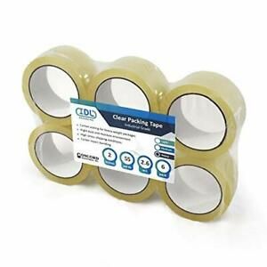 IDL Packaging Concord Packing Tape - 2&#034; x 2.6 mil x 55 Yards Clear Pack of 36...