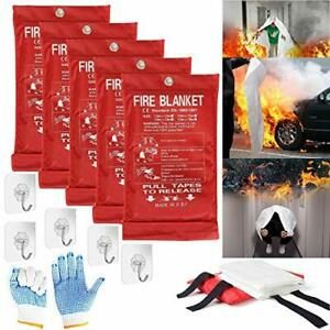 Fire Blanket Fire Suppression Blanket | Fiberglass Fire Blankets Emergency fo...