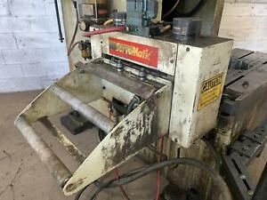 12&#034; x .078&#034; DICKERMAN SERVOMATIC MODEL #SM12 SERVO FEEDER &amp; CONTROL: STOCK #1232