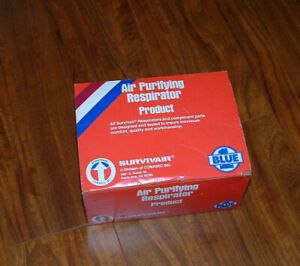 NEW - 6 SURVIVAIR - CHEMICAL CARTRIDGES FOR ORGANIC VAPORS - TC -23C-287