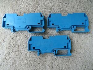 NEW WAGO 283 IEC 60947-7-1 TERMINAL BLOCK 800V 16MM2 AWG 24-6 &#034;LOT OF 3&#034;