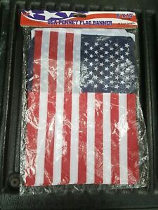 USA Pennet Flag Banner 8&#034;  13&#034; 13 Foot In Length