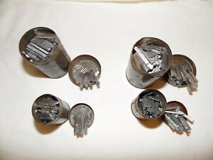 Letterpress Typeset Antique/vintage  Type Set 1955 don&#039;t know size in old tins
