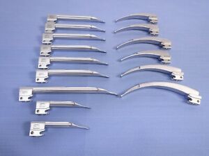 15x] HEINE CLASSIC Laryngoscope Blades, Miller | Mac