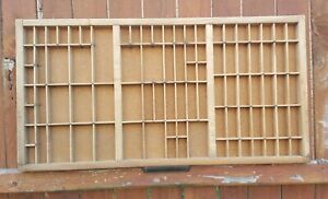 Vintage Hamilton Letterpress Typeset Wood Drawer 32 1/4&#034; x 16 5/8&#034; x 1 1/2&#034;
