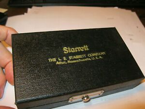 STARRETT 700A INSIDE MICROMETER .200-1.200&#034; W/ CASE .001 MACHINIST TOOLS