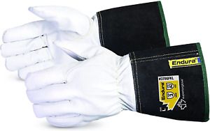Superior  370GFKLL  Precision  Arc  Goatskin  Leather  TIG  Welding  Glove  with
