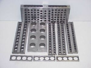 Machinist Parallel Bars I Beam Pairs &amp; Blocks 10 lbs Total Metal Manufacturing