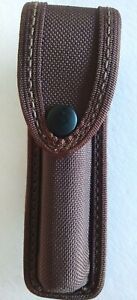 Strong Strongcore Mace/Flashlight/Pencil Light Holder? N457 Brown Nylon Belt