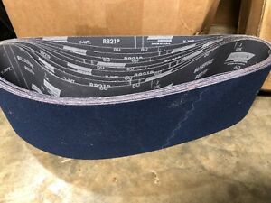 LOT OF 10 Norton 6&#034;X48&#034; 60 Grit R821P Blue Fire Belts