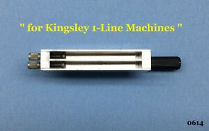 Kingsley Machine -  3-Inch 2-Line 18pt. Type Holder  - Hot Foil Stamping Machine