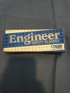 Vintage Crews Engineer Safety Glasses Sunglasses New Old Stock - NICE