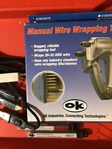 OK Industries Manual wire wrap Tool With 2 Barrels Inserts Plus CO OSP Leads